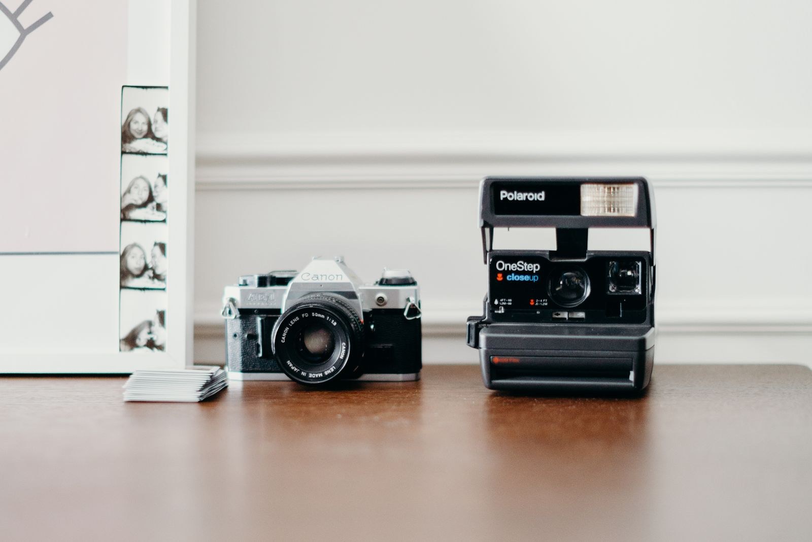 Camera and editing gear laid out flat